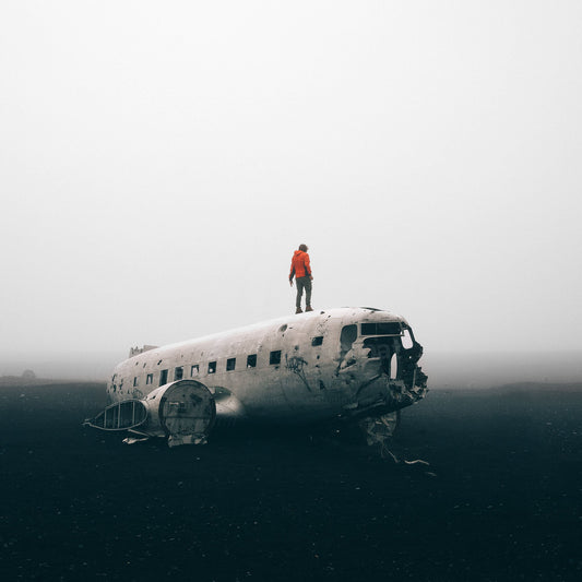 DC3 plane crash at Solheimasandur in Iceland photography print