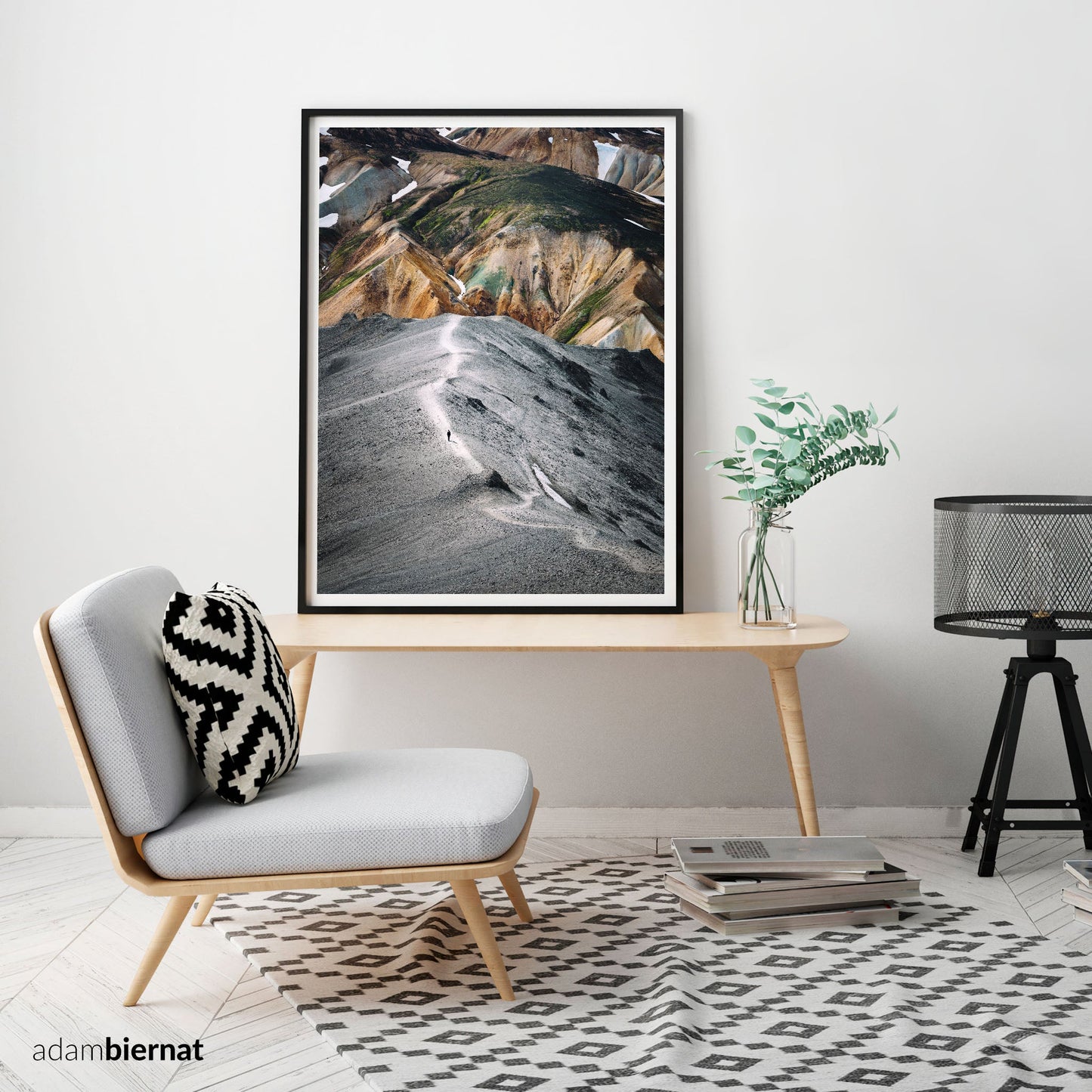 Travel Home Decor - Landmannalaugar in Iceland Photographic Print