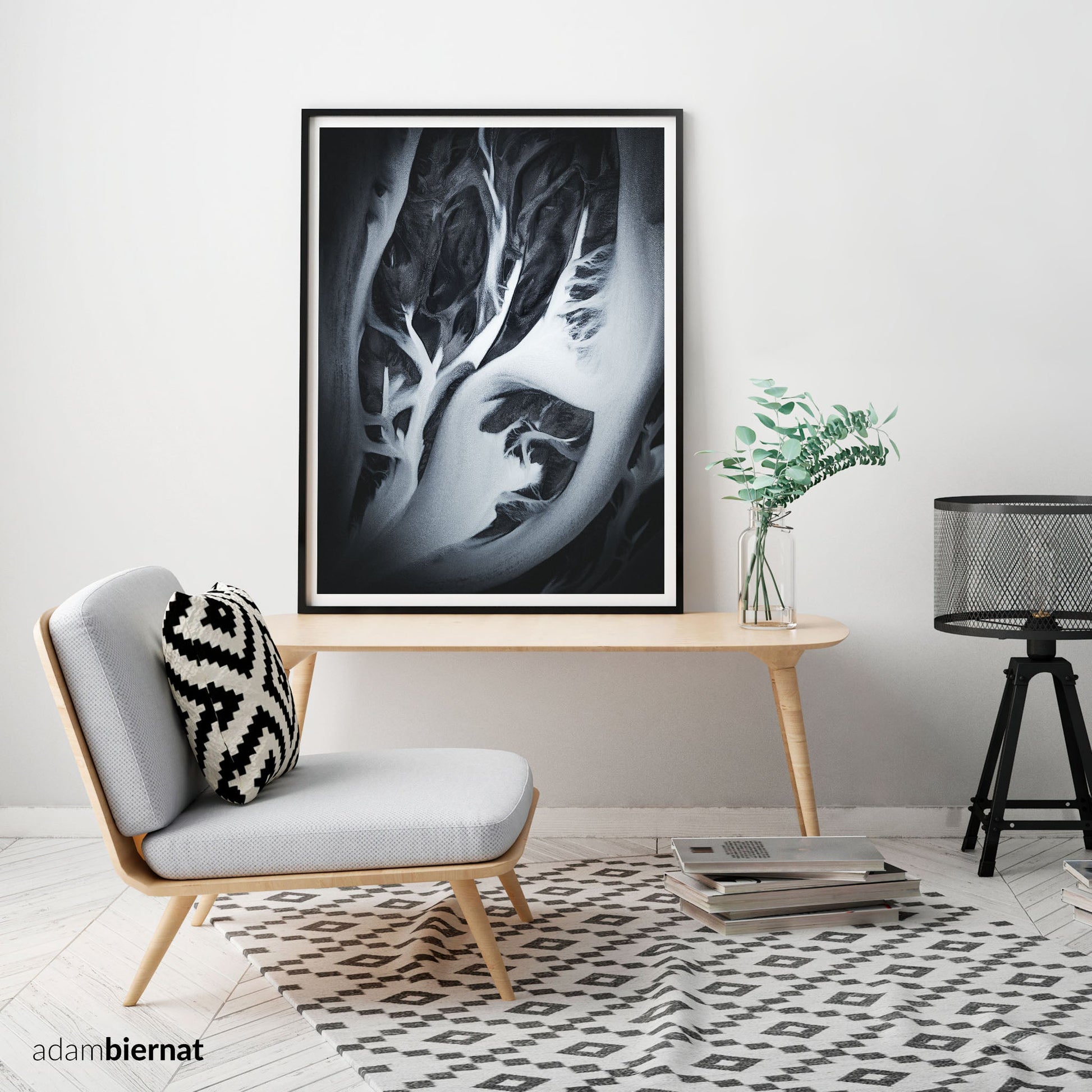 Nordic Home Decor - Icelandic River Photography Print